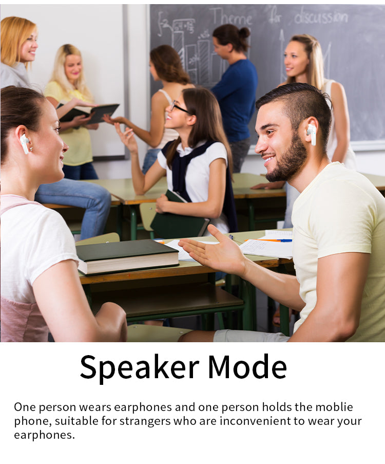 Oreillette Traducteur de langue Bluetooth compatible Ios & Android , 144 Langues B11