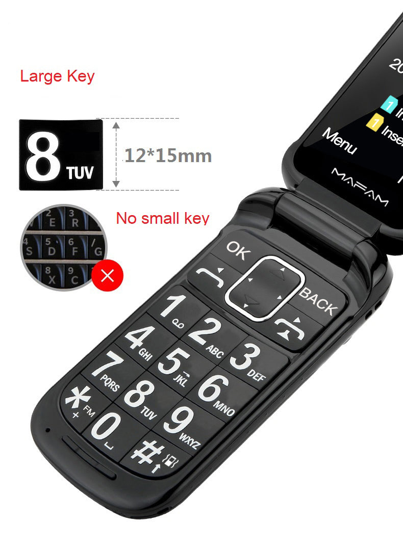 Téléphone à double écran fonction bouton SOS idéal sport double sim