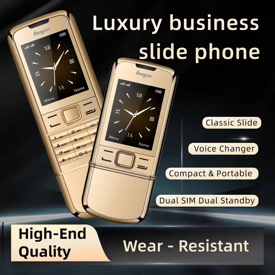 Mini téléphone de Luxe en métal Double Sim