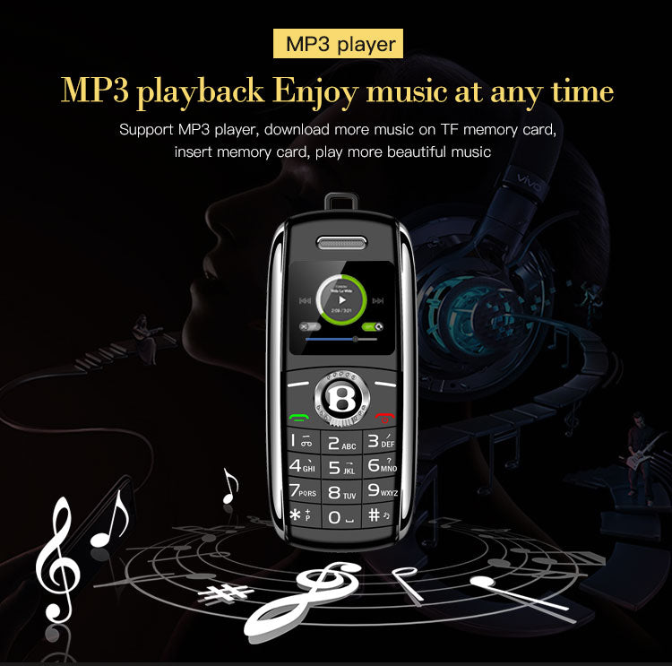 Mini téléphone voiture style Bentley Double Sim