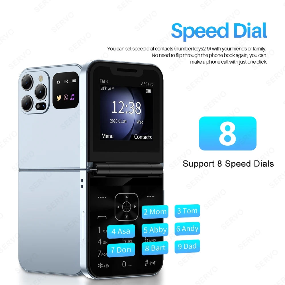 Mini téléphone i15 , type-C, double Sim