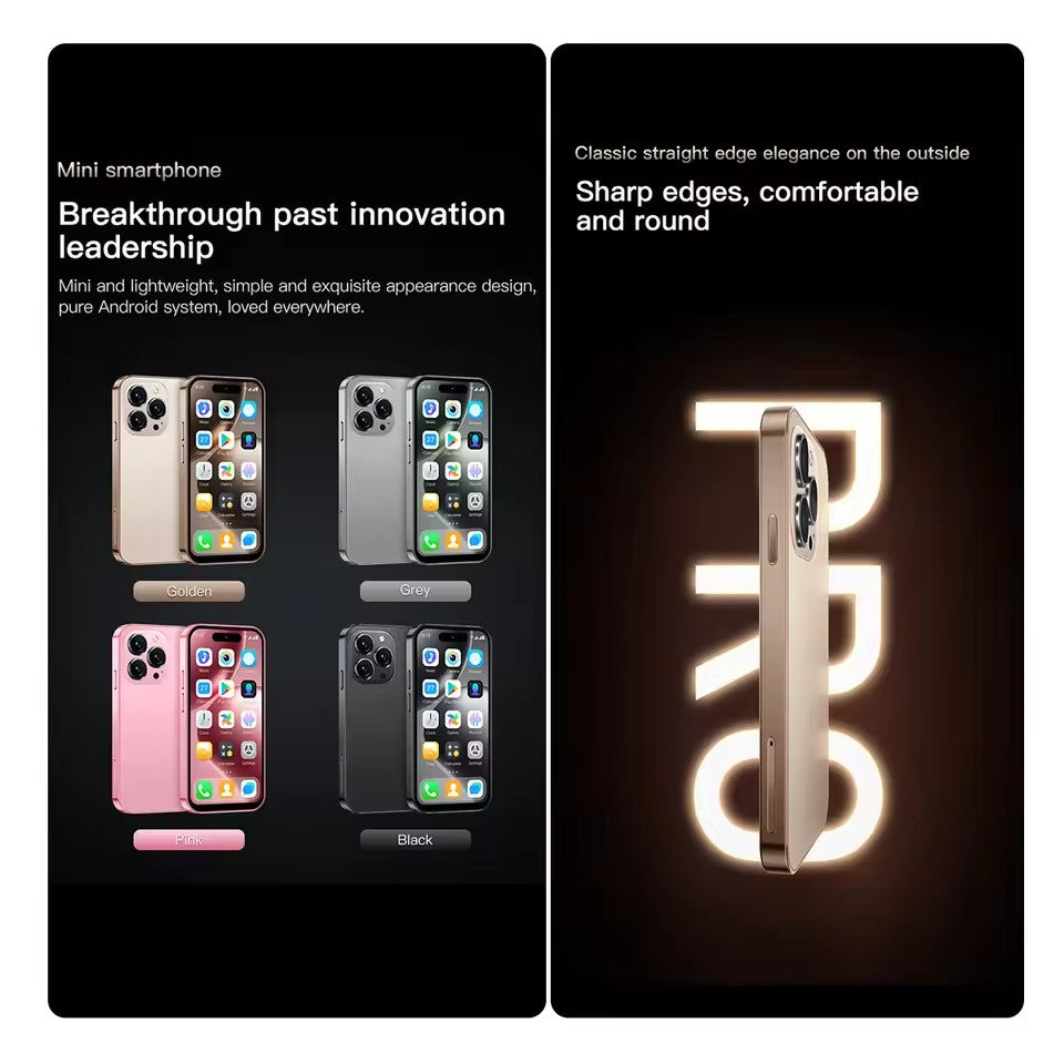 Mini Smartphone M17 Pro Double Sim 4G Android Google Play Store