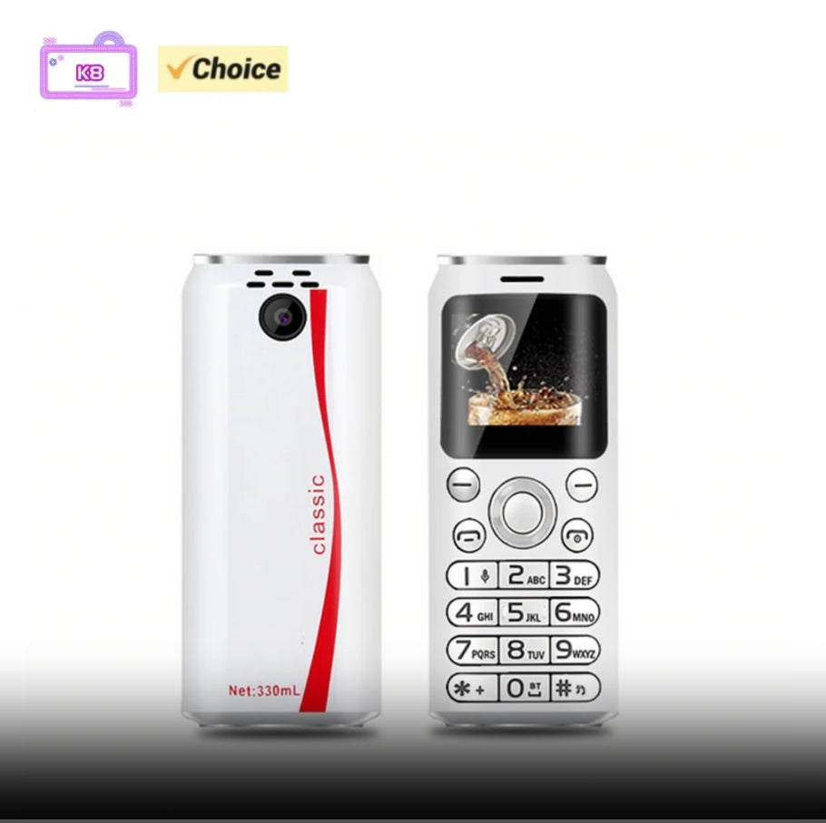 Mini téléphone Coca cola , Pepsi , Heineken double Sim