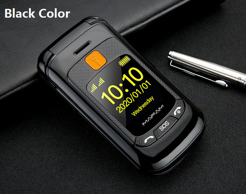 Téléphone à double écran fonction bouton SOS idéal sport double sim