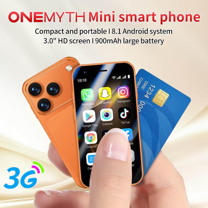 Mini Smartphone 4G Super Mini 17 Pro – Ultra Compact, Puissant et Pratique Style IPhone 17 Pro Max