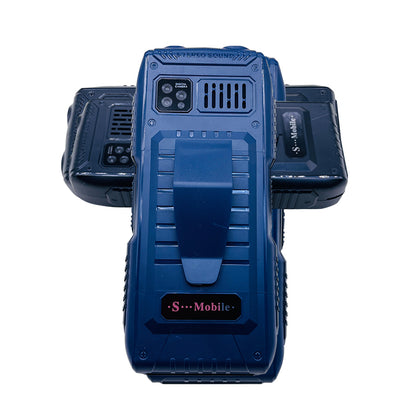 Téléphone Robuste extérieure randonnée 4 sim supporté avec lampes torches