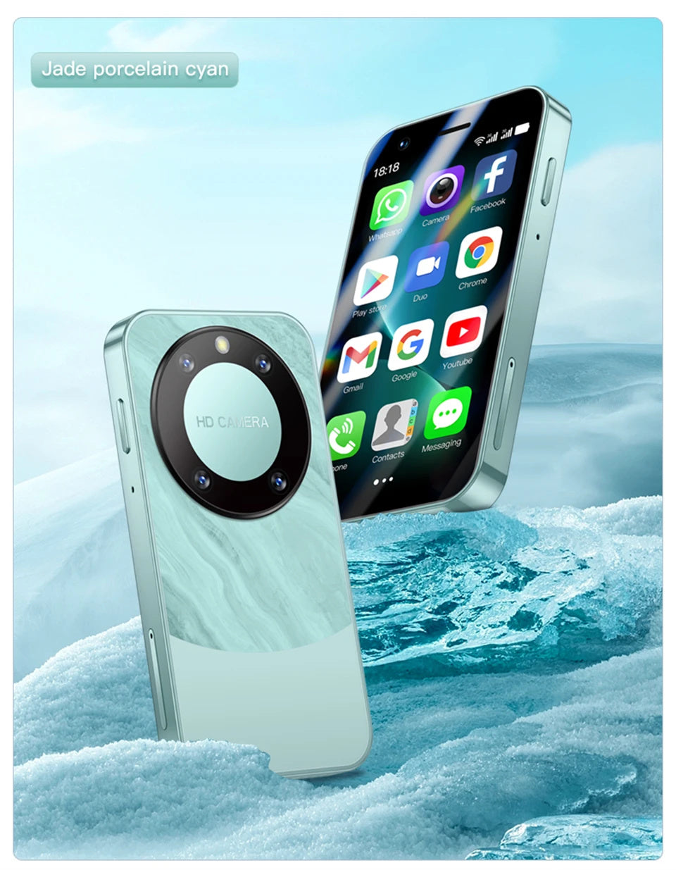 Mini Smartphone Soyes f8 Pro Max face ID 3G Google Play Store Double Sim