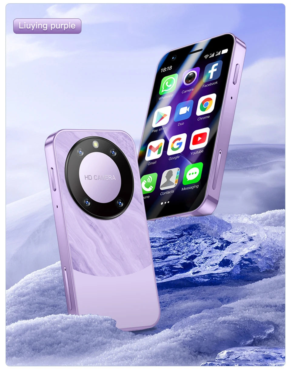 Mini Smartphone Soyes f8 Pro Max Face ID 3G Google Play Store Double Sim