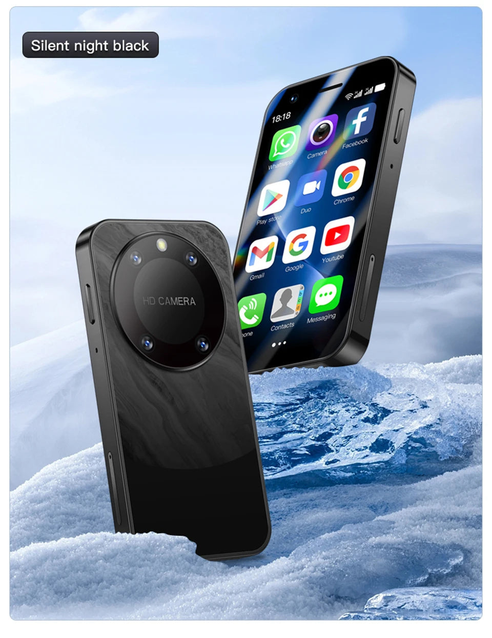 Mini Smartphone Soyes f8 Pro Max face ID 3G Google Play Store Double Sim