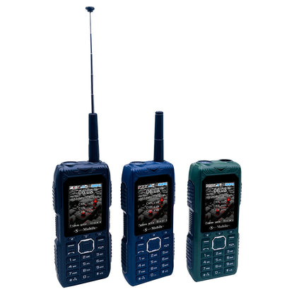 Téléphone Robuste extérieure randonnée 4 sim supporté avec lampes torches