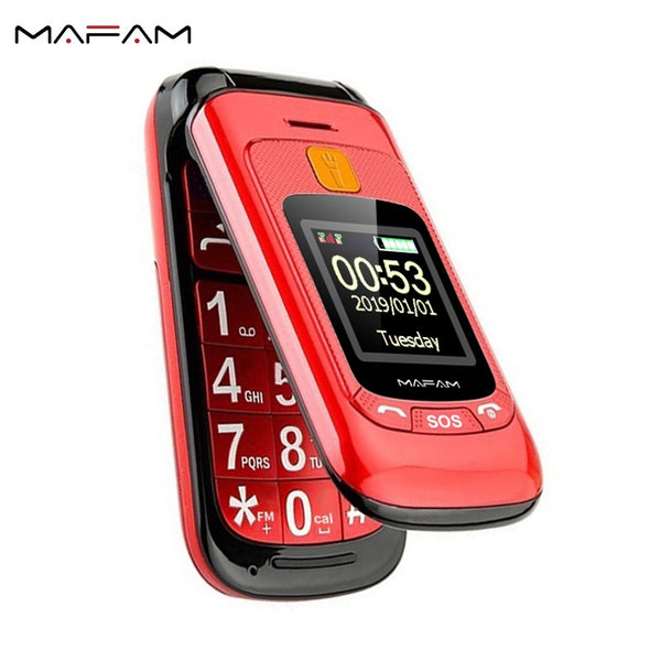 Téléphone à double écran fonction bouton SOS idéal sport double sim