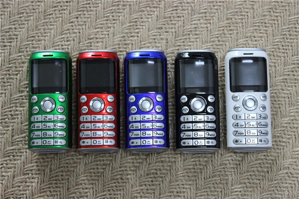 Mini téléphone Coca cola , Pepsi , Heineken double Sim