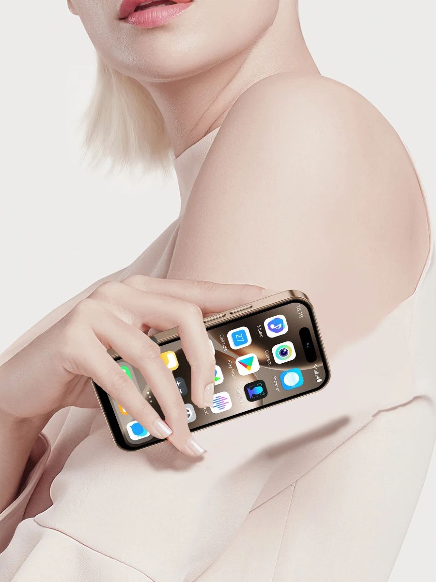 Mini Smartphone M17 Pro Double Sim 4G Android Google Play Store