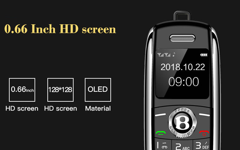 Mini téléphone voiture style Bentley Double Sim