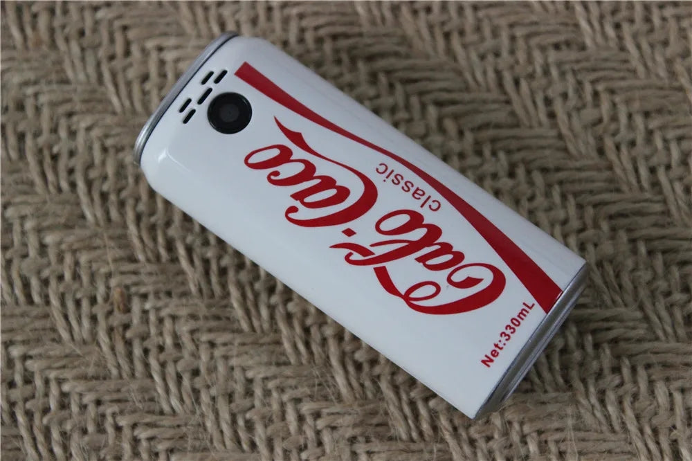 Mini téléphone Coca cola , Pepsi , Heineken double Sim