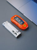 Mini téléphone portable Ferrari style clef de voiture de luxe Double Sim 2G