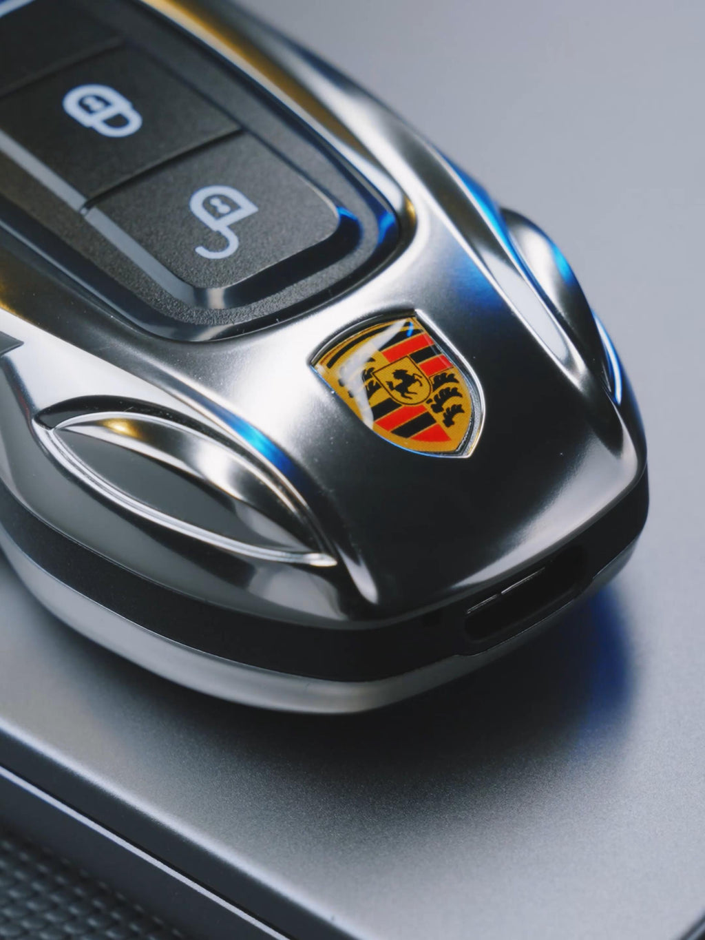 Mini téléphone Porsche Double Sim inspiré clef de voiture