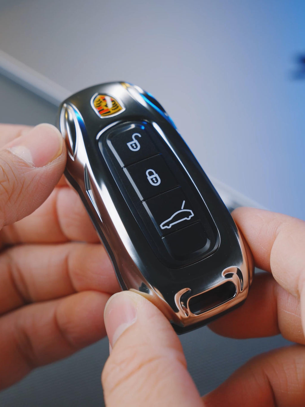 Mini téléphone Porsche Double Sim inspiré clef de voiture 2G