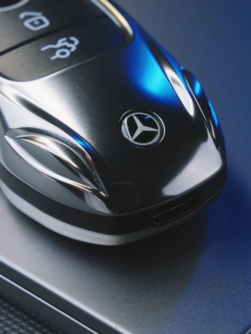 Mini téléphone Mercedes Benz clef de voiture style Double Sim