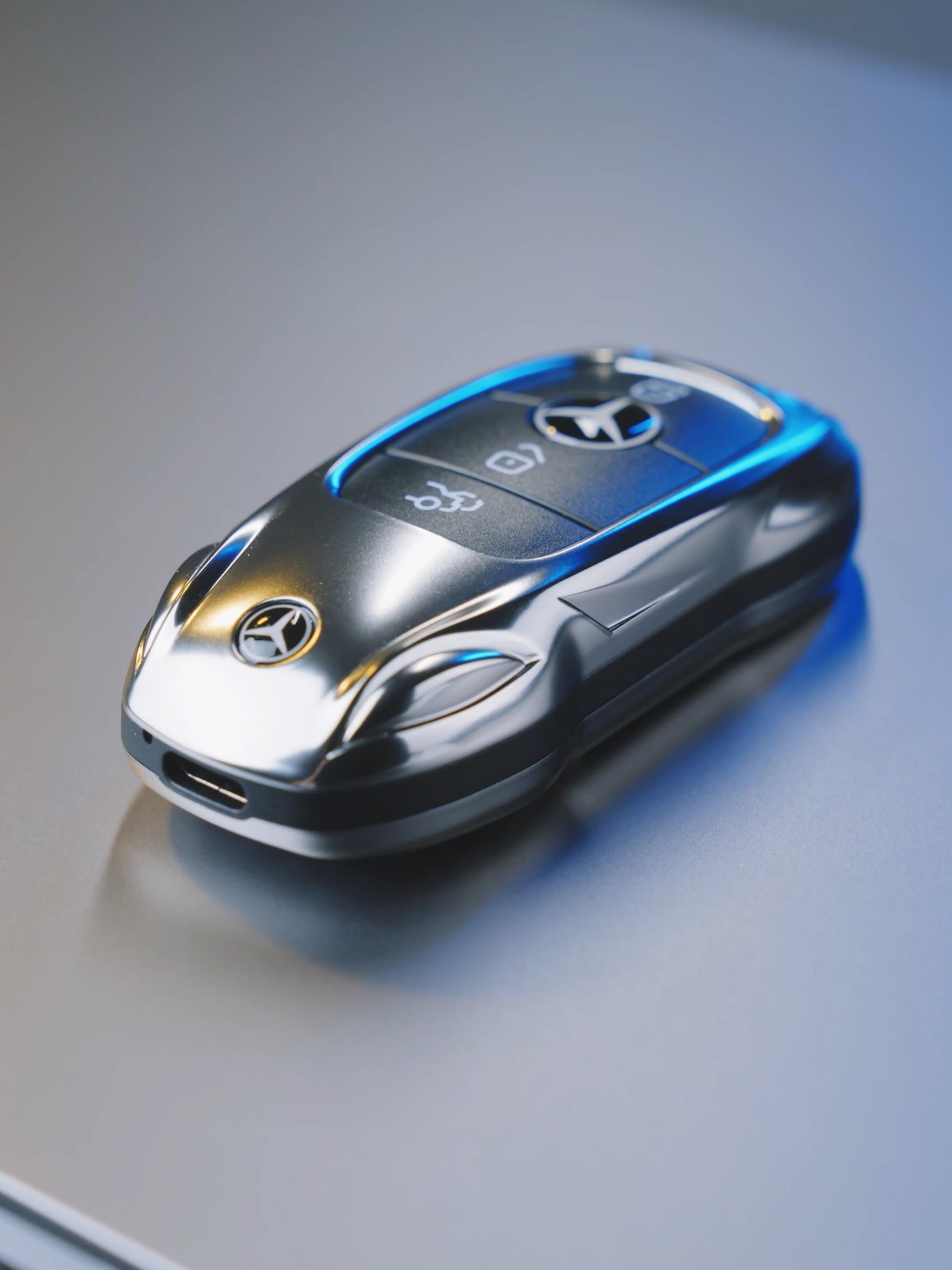 Mini téléphone Mercedes Benz clef de voiture style Double Sim