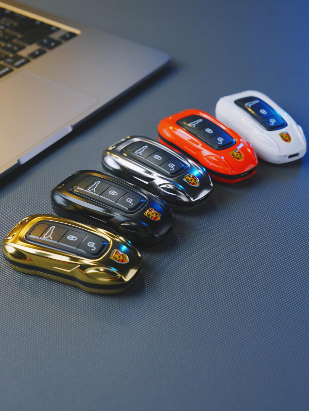 Mini téléphone Porsche Double Sim inspiré clef de voiture 2G