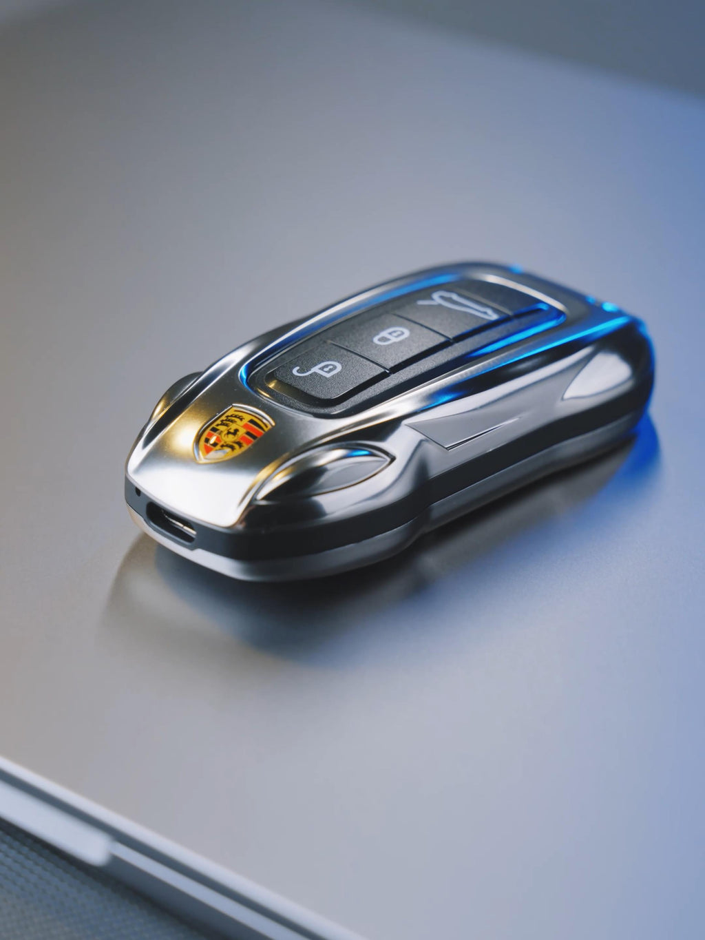 Mini téléphone Porsche Double Sim inspiré clef de voiture 2G