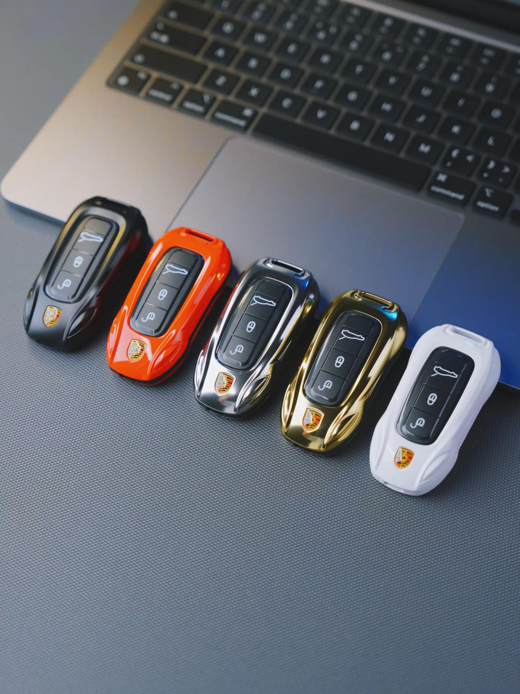 Mini téléphone Porsche Double Sim inspiré clef de voiture