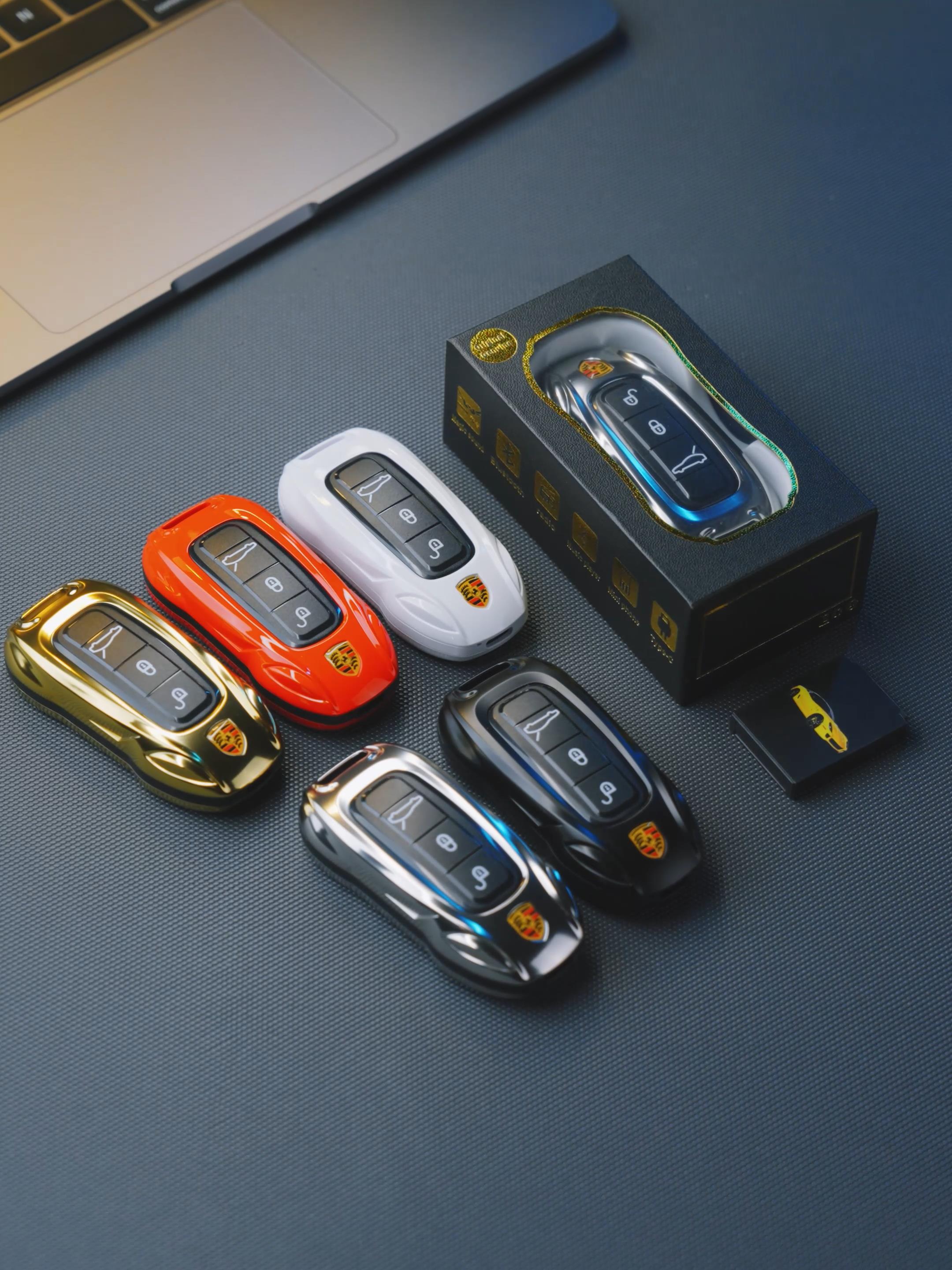 Mini téléphone Porsche Double Sim inspiré clef de voiture 2G
