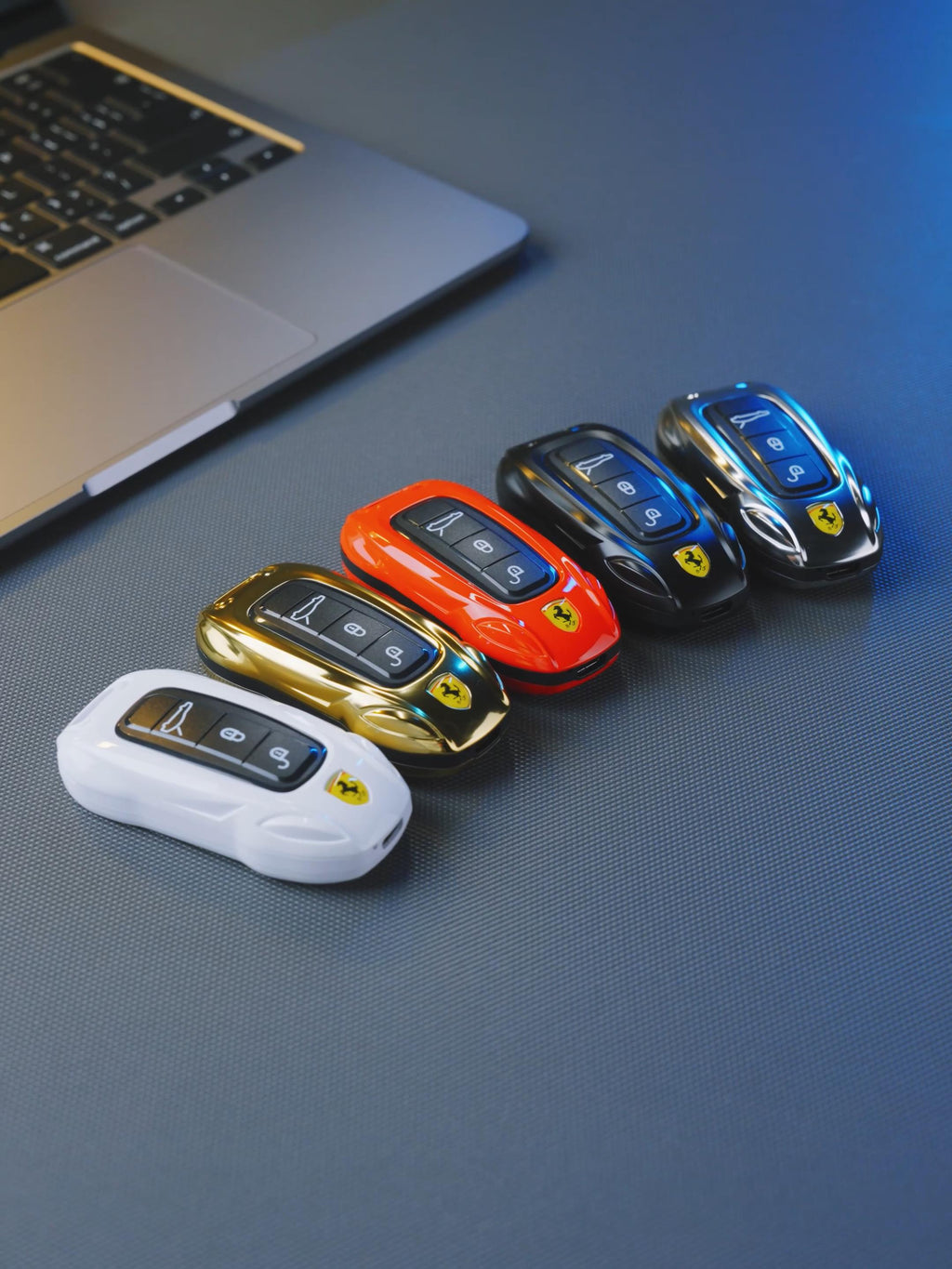 Mini téléphone portable Ferrari style clef de voiture de luxe Double Sim 2G