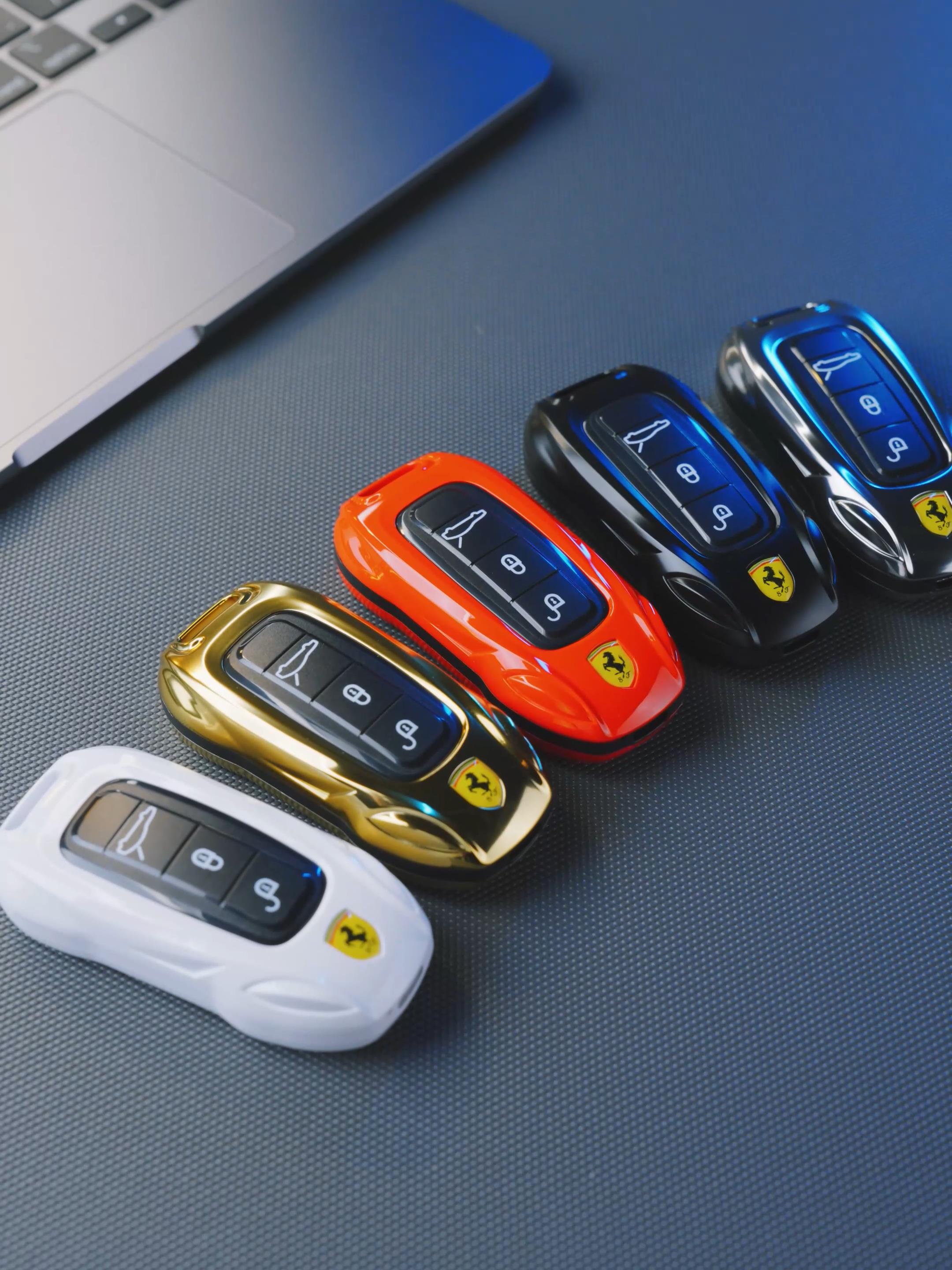 Mini téléphone portable style Ferrari clé de voiture de luxe Double Sim