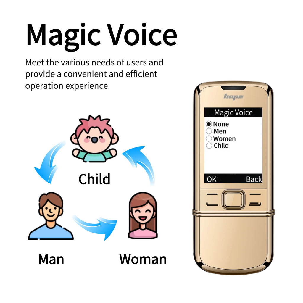 Mini téléphone de Luxe en métal Double Sim