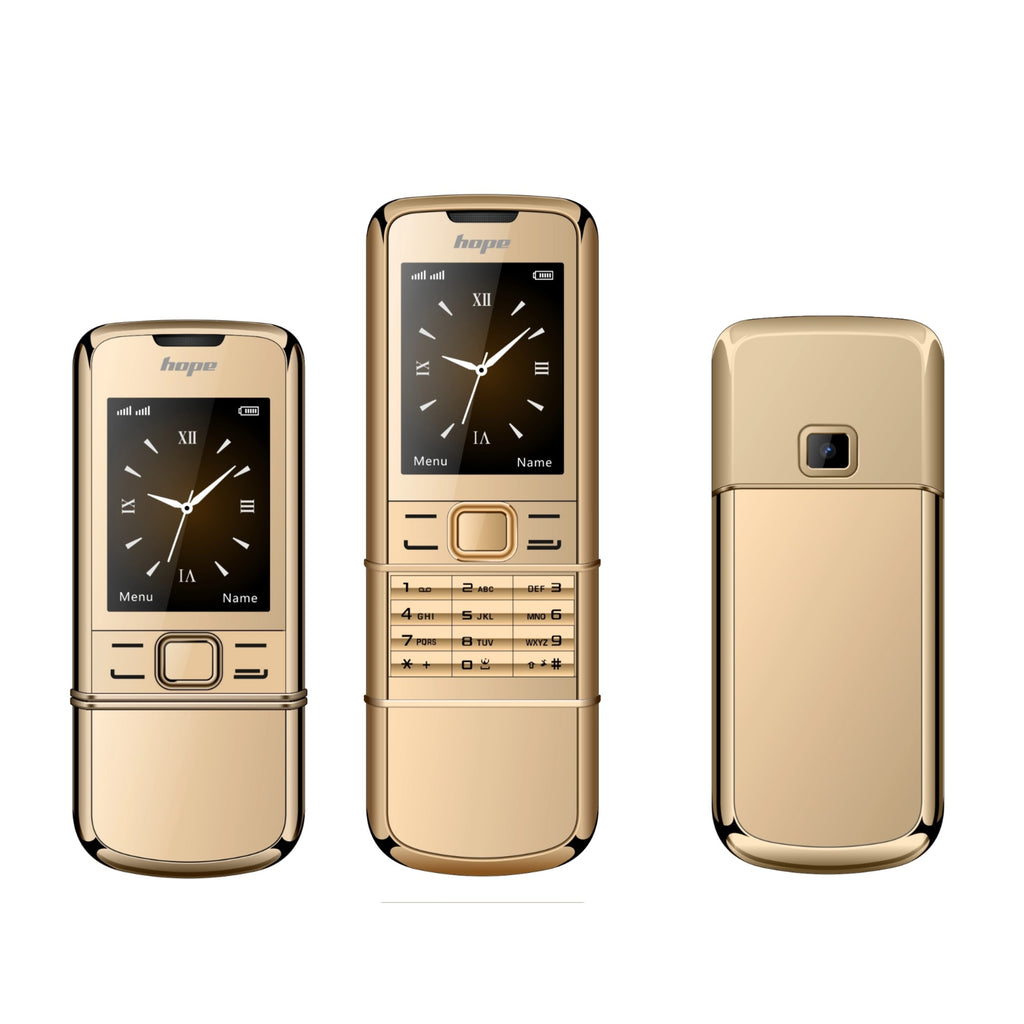 Mini téléphone de Luxe en métal Double Sim