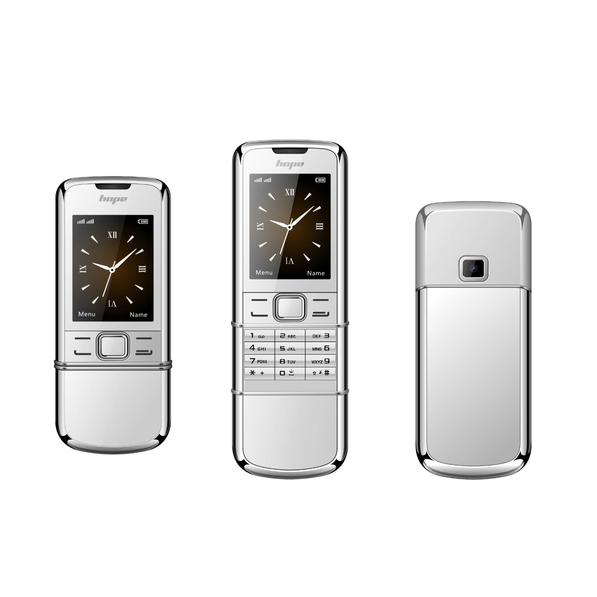 Mini téléphone de Luxe en métal Double Sim