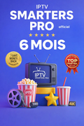 Code Smarters Pro 6 mois Smarters Player Lite MegaOtt, M3U