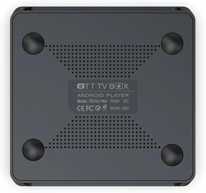 Box Android x96q PRO 2G + 16G , Play Store, abonnement en option