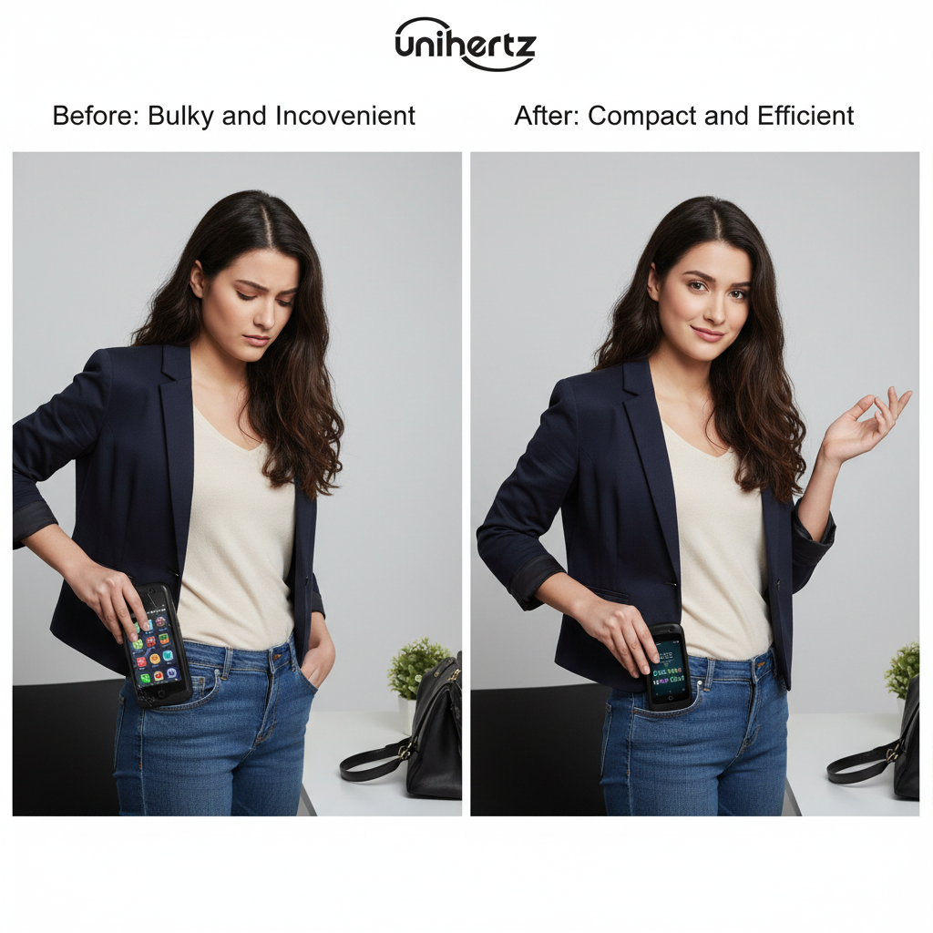 Unihertz Jelly pro Super Mini Smartphone 2GB RAM 16GB ROM 2.45' Android 7.0 8.0MP Quad Core Small Card Pocket Mobile Phone