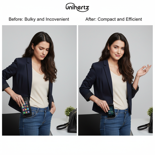 Unihertz Jelly pro Super Mini Smartphone 2GB RAM 16GB ROM 2.45' Android 7.0 8.0MP Quad Core Small Card Pocket Mobile Phone