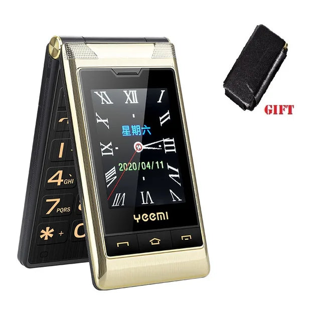 Téléphone de Luxe Yeemi G10 à rabat Double Sim