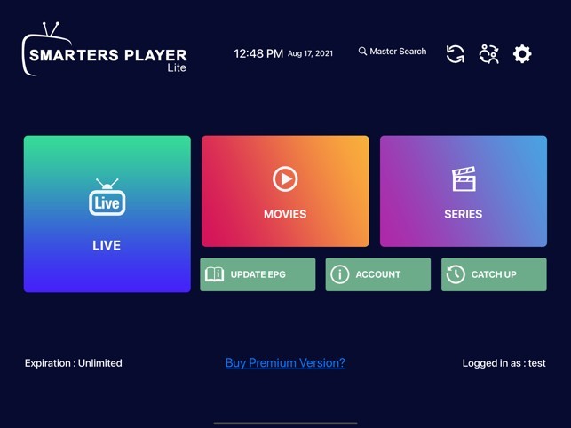 Code Smarters Pro 12 mois Android TV M3u Smart TV MegaOTT IBO PLAYER
