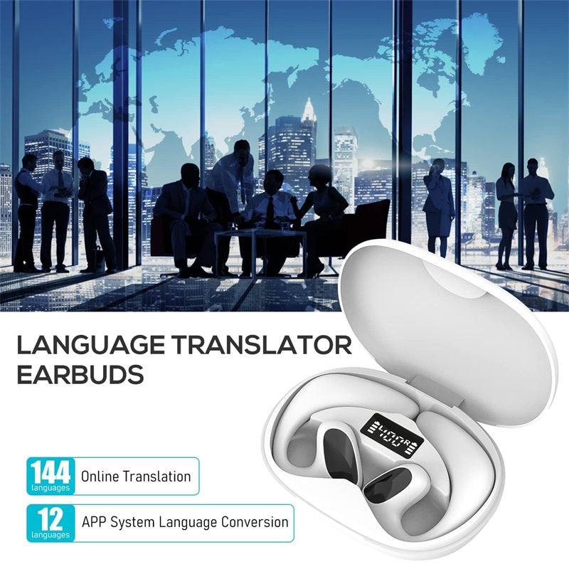 Oreillette Bluetooth traducteur, 144 langue appareil intelligent de traduction M8