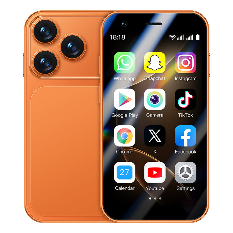 Mini Smartphone 4G Super Mini 17 Pro – Ultra Compact, Puissant et Pratique Style IPhone 17 Pro Max