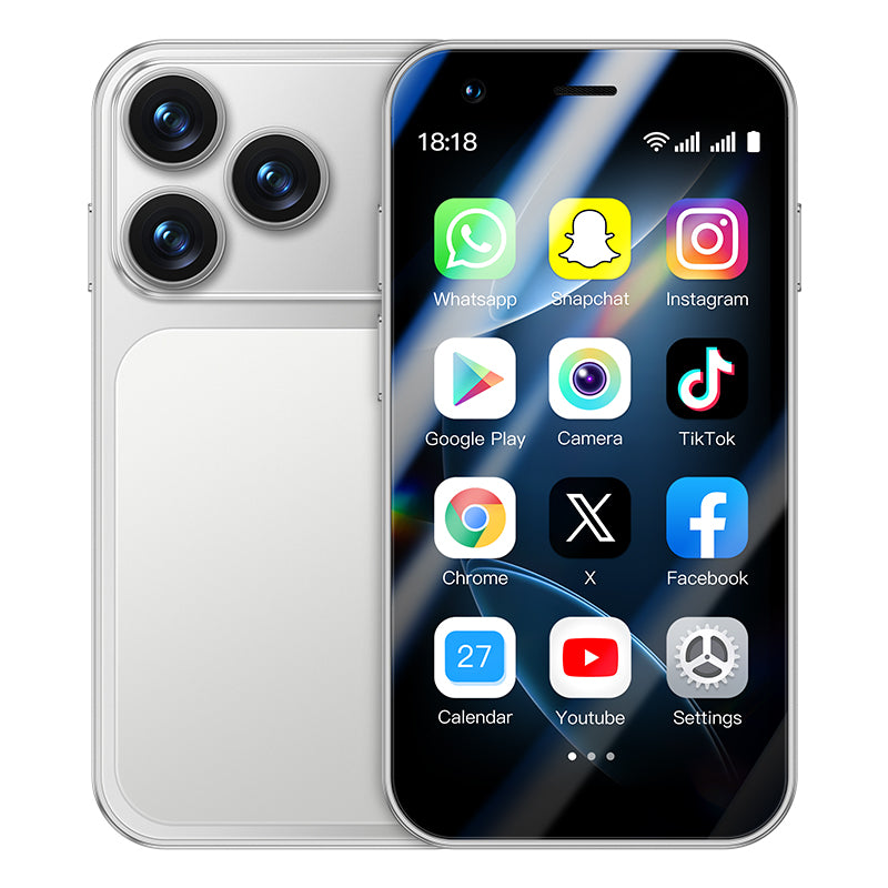 Mini Smartphone 4G Super Mini 17 Pro – Ultra Compact, Puissant et Pratique Style IPhone 17 Pro Max