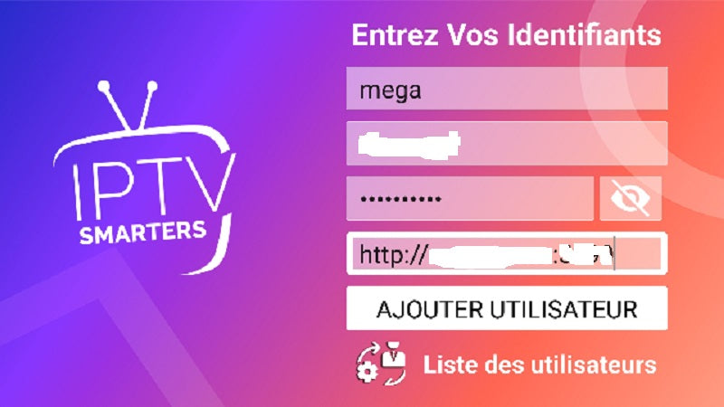 Code Smarters Pro 12 mois Android TV M3u Smart TV MegaOTT IBO PLAYER