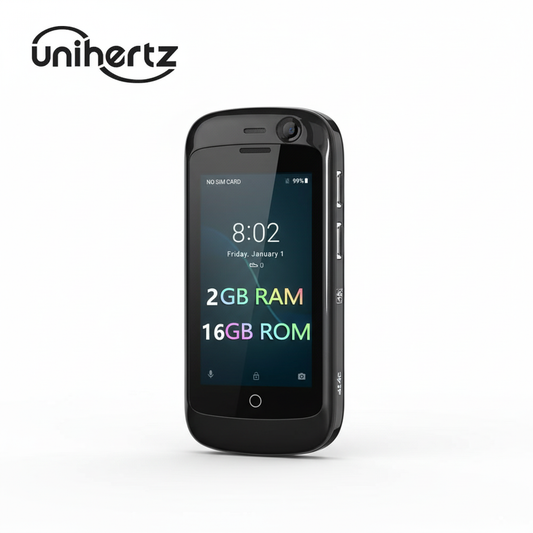 Unihertz Jelly pro Super Mini Smartphone 2GB RAM 16GB ROM 2.45' Android 7.0 8.0MP Quad Core Small Card Pocket Mobile Phone