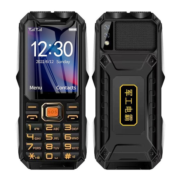 Téléphone randonnée sport Q8 Double Sim, Lampe torche, écran HD Q8