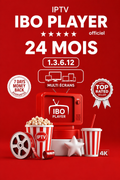 Code IBO PLAYER MegaOtt 1,3,6,12,24 mois multi-écrans