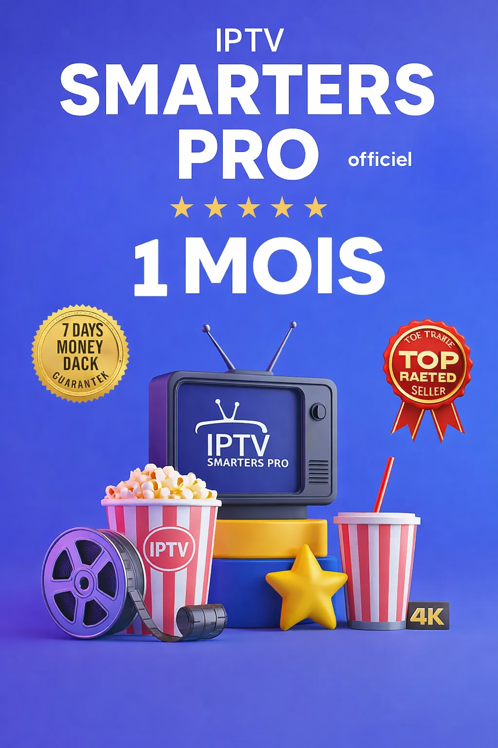 Code Smarters Pro 1 mois Smarters Player Lite MegaOtt, M3U