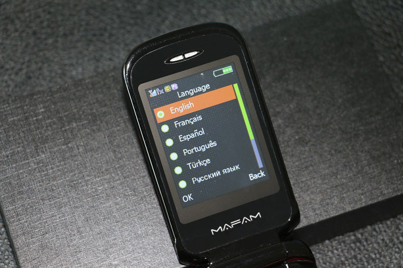 Téléphone à double écran fonction bouton SOS idéal sport double sim