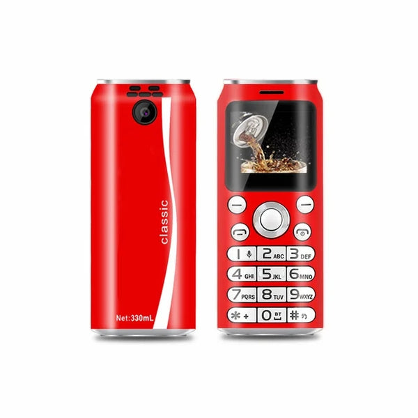 Mini téléphone Coca Cola , Pepsi , Heineken double Sim